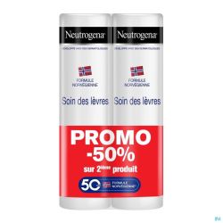 Neutrogena F/n Stick Lèvres Duo 2x4,8g 2e -50%