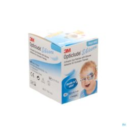 Opticlude Silicone Pansement Orthoptique Mini Boys 50mm X 60mm