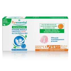 Sérum Physiologique Unidose Hygiène Nasale Bébé 30x5ml