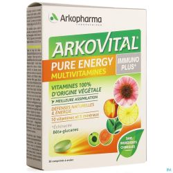 Arkovital Pure Energy Immunoplus 30 Comprimés