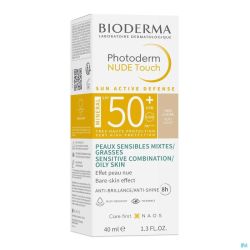 Bioderma Photoderm Nude Ip50+ Tres Claire 40ml