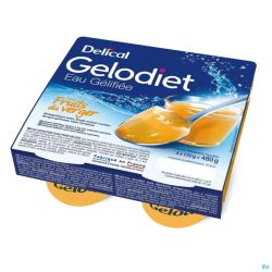 Gelodiet Eau Gel Sucr Fruits Verg 4x120