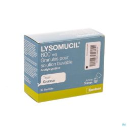 Lysomucil 30 Sachets 600 Mg S Sucre