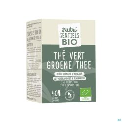 Nutrisentiels Thé Vert Bio 40 Comprimés