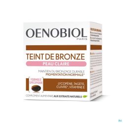 Oenobiol Teintée de Bronze - Joli Teintée pour Peau Claire 30 Gélules