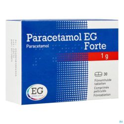 Paracetamol Eg 1000mg 30 Comprimés Pelliculés
