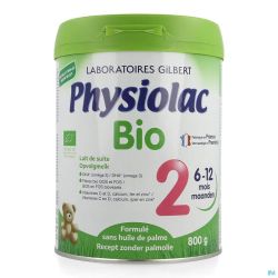 Physiolac Bio 2 Lait Pdr Nf 800g