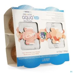 Resource Aqua+ 3en1 Pêche 4x125g 12324340