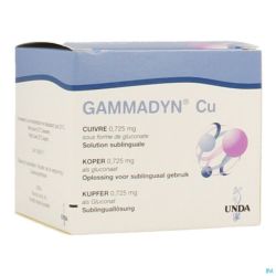 Unda Gammadyn Cuivre 30 Ampoules