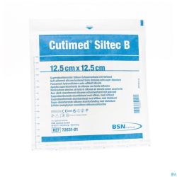 Cutimed Siltec B Cp Steril 12,5x12,5cm 1 7328401