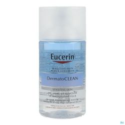 Eucerin Dermatoclean Hyaluron Démaquillant Waterproof pour les Yeux 125ml Nf