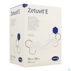 Hartmann Zetuvit e Stériles 10x10 413770/1 25 Pièces