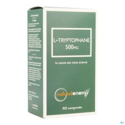 L-tryptophane Nat Energy 60 Gélules 500 Mg