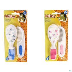 Nuby Set Brosse + Peigne De Luxe+3m 1 Pièce