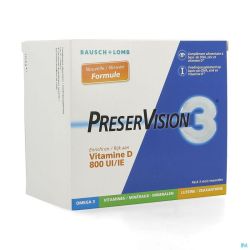 Preservision 3 + Vit D3 180 Gélules