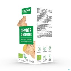 Purasana Vegan Gingembre V-gélules 60