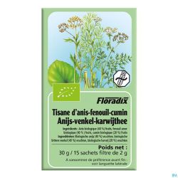 Salus Tisane Anis-fenouil-carvi Bio Sachets 15