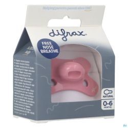 Difrax Sucette Natural 0-6m Uni Raspberry