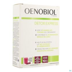 Oenobiol Detox Express Baie Sureau/ Fruit du Dragon 10 Sticks