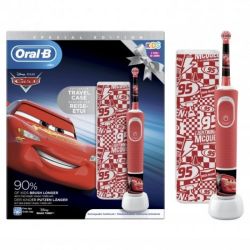 Oral b Brosse à Dent Electrique D100 Cars + étui gratuit
