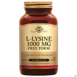 Solgar l-lysine Comprimés 50x1000mg