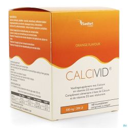 Calcivid 500mg/200ie Orange Chew 168
