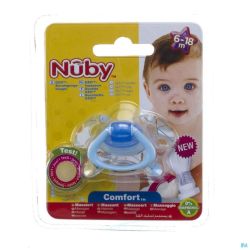 Nuby Sucette Tritan Geo Orthodontique  6-18 Mois 1 Pièce