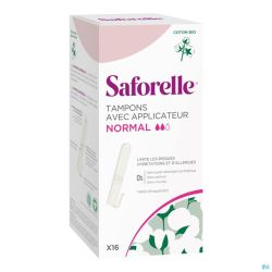 Saforelle Coton Protect Tampons avec Applicateurs Normal 16