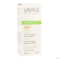 Uriage Hyseac Fluide Solaire Spf50 Peaux Grasses et Mixtes