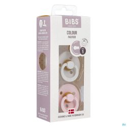 Bibs 1 Tétine Duo Haze/blossom 2