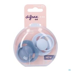 Difrax Dynamic Sucette 0-6m Prime Baby Blue/blue 2