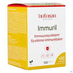 Immuril V-gélules 100 + 20 Gratis Nutrisan