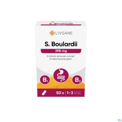 Livsane S. Boulardii 398mg Gélules 50