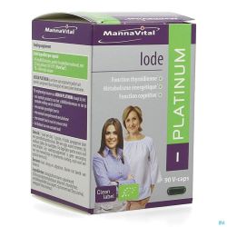 Mannavital Iode Platinum Bio V-gélules 90