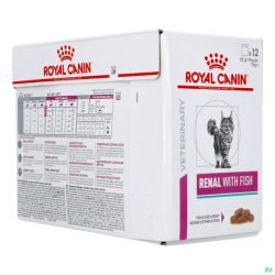 Royal Canin Cat Renal Fish Pouch Wet 12x85g