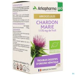 Arkogelules Chardon Marie Bio Gélules 150 