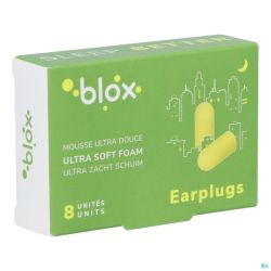 Blox Bouchon Oreille Mousse Conique 4 Paires