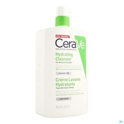 Cerave Crème Lavante Hydratante Pompe Flacon 1l