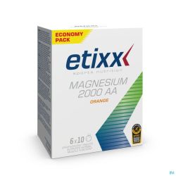 Etixx Magnesium 2000 Aa Comprimés Effervescents 6x10