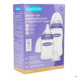 Lansinoh Starter Set Biberons+tétine Natural Wave