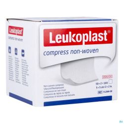 Leukoplast Compress N/woven St. 5cmx5cm 50x2