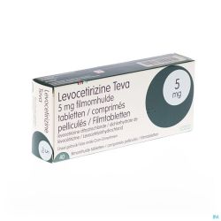 Levocetirizine Teva 5mg Comprimés Pell 40 X 5mg