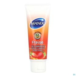 Manix Gel Lubrifiant Fraise 80ml