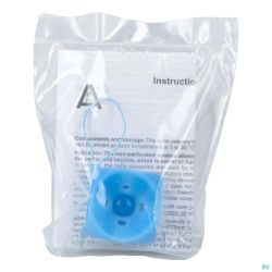 Pessaire Cube Perfore Avec Bouton 3/37mm Silicone