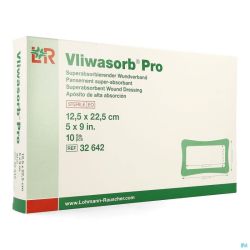 Vliwasorb Pro Pansement 12,5x22,5cm 10 32642