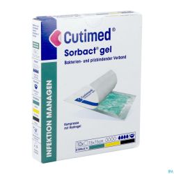 Cutimed Sorbact Hydro Gel 7,5cmx7,5cm 10