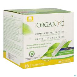 Organyc Tampon Compact Regular Coton Bio 16