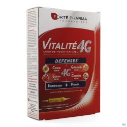 Vitalite 4g Défense Forte Pharma  20 Ampoules