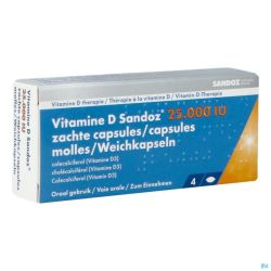 Vitamine D Sandoz 25000iu Gélules Molle 4