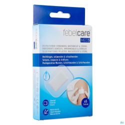 Febelcare Med3 Pans. Adh. Ster. Waterproof 7x5cm 5